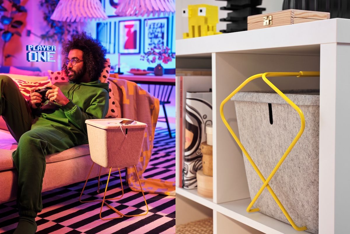 IKEA ガラガラ イケア ブレンボール ソファサイドテーブル