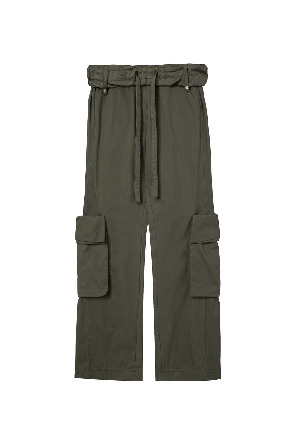 OPEN YY] CAMO ROLLED WAIST CARGO PANTS, KHAKI 正規品 韓国