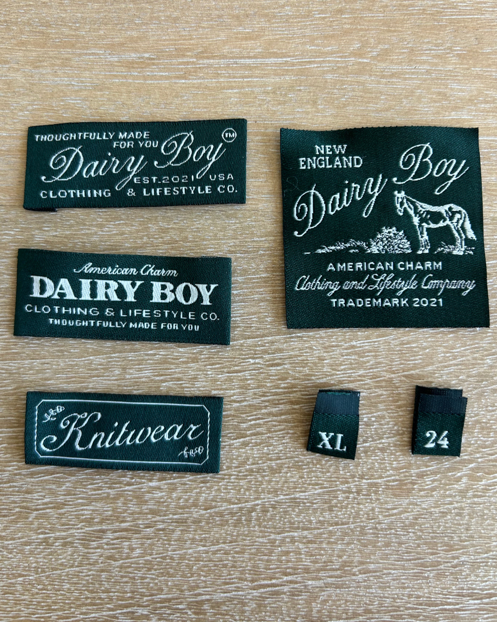 fabric labels for clothing brands and sizes
