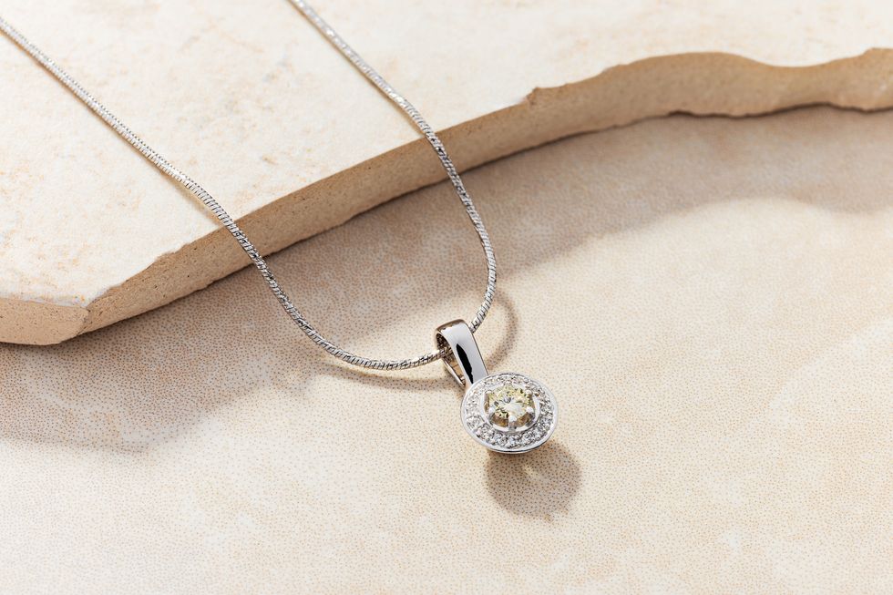 elegant white gold necklace with diamonds small silver charm necklace with gemstones
