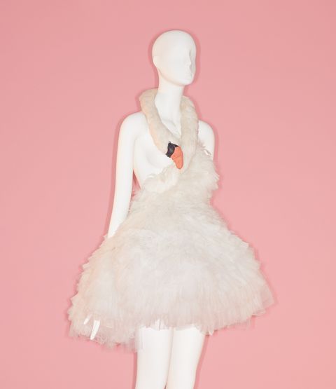 Pink, Clothing, Dress, Costume, Ballet tutu, Shoulder, Ballet dancer, Footwear, Costume design, Shoe, 