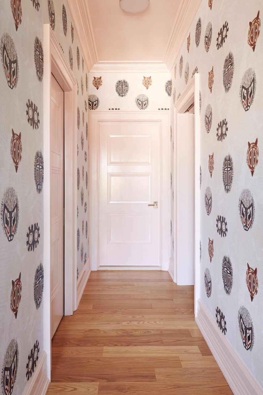 William Morris Hallway Wallpaper  Inside Customers Homes  Seasons by May  Wallpaper