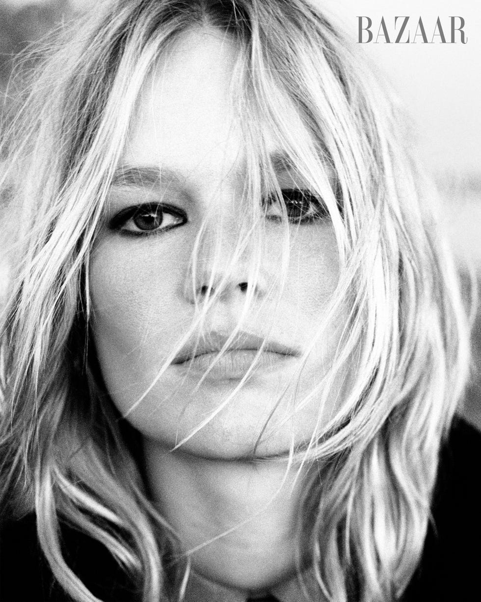 black and white anna ewers headshot