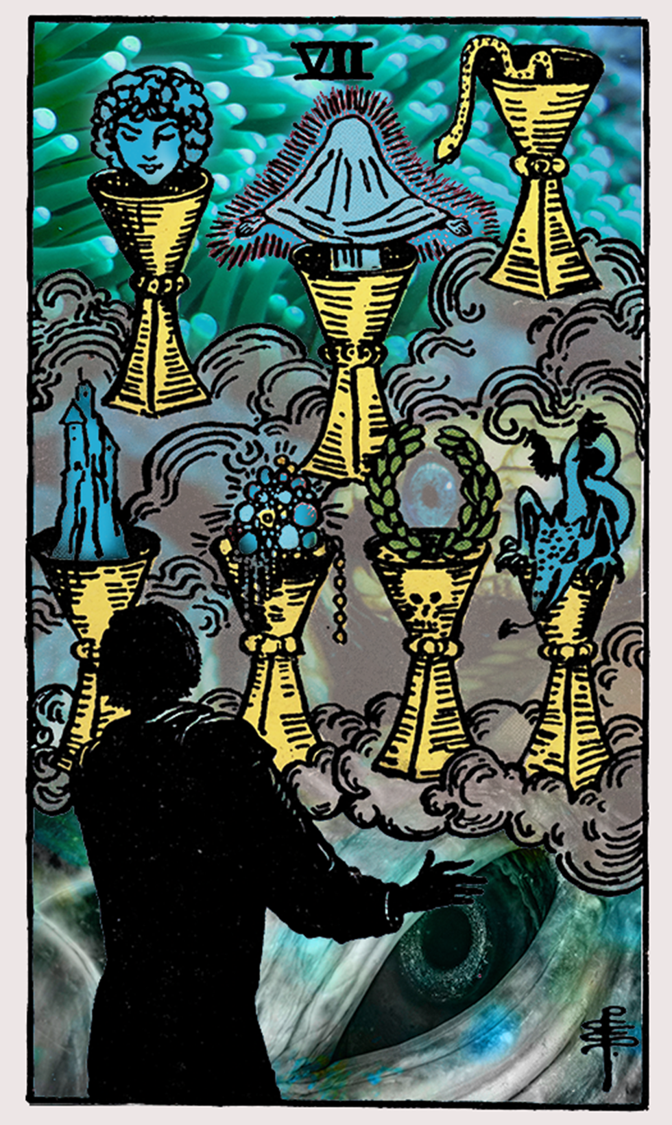 Tarot card Seven of Cups