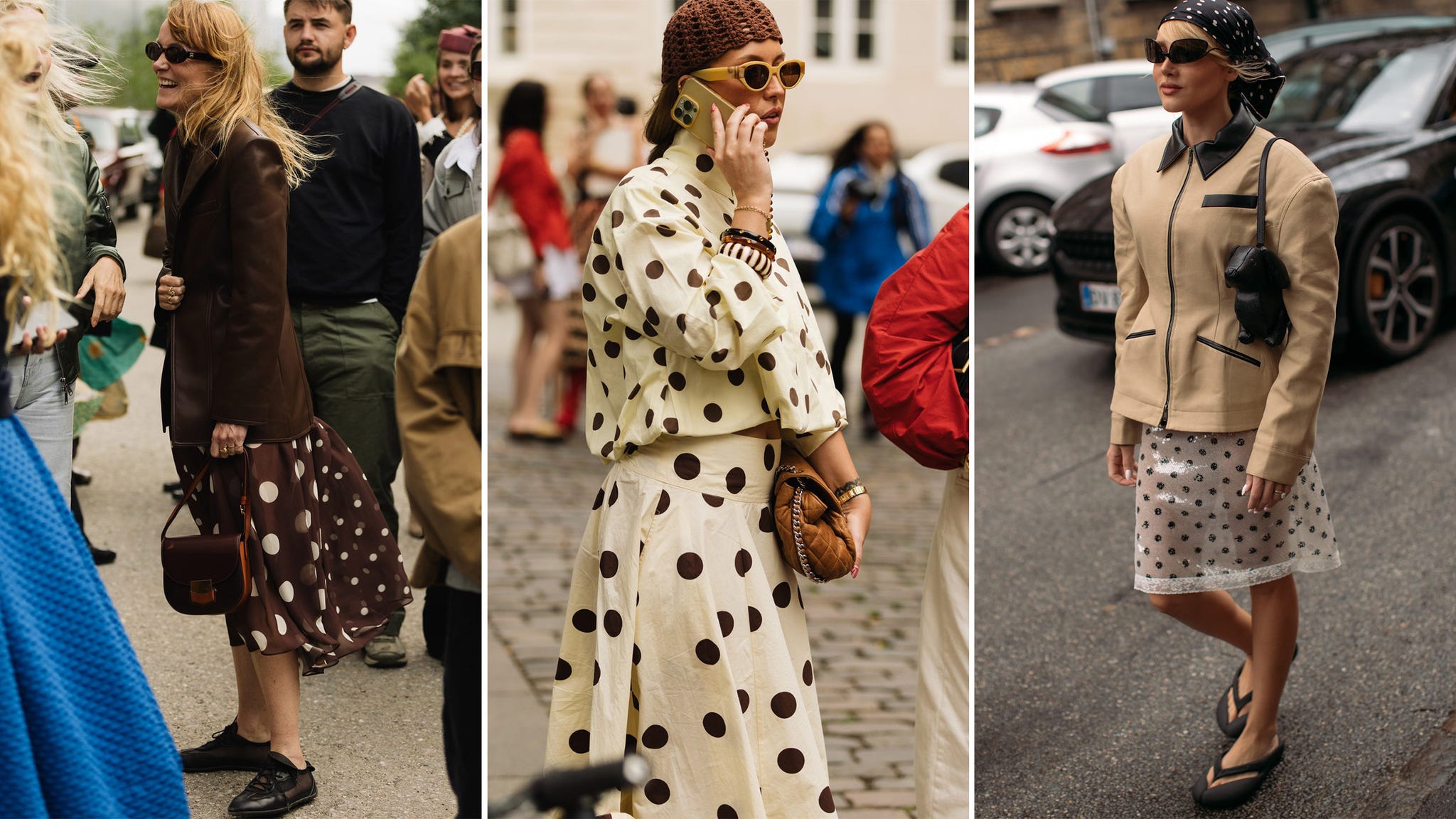 polka dots at copenhagen fashion week