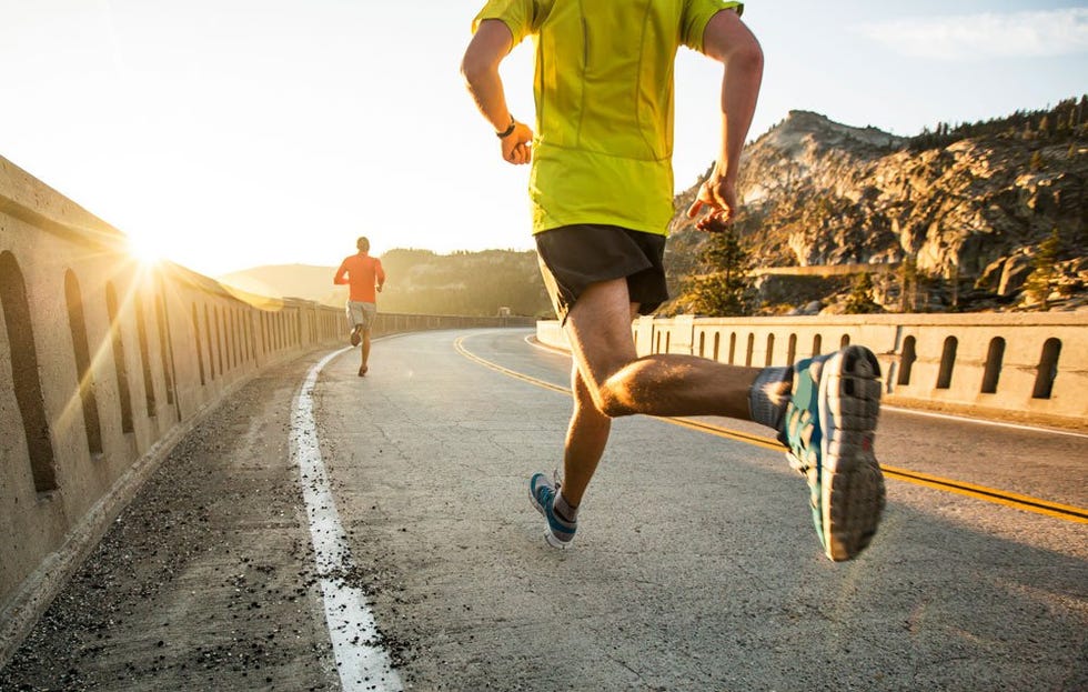 Running only builds muscle in the lower legs.