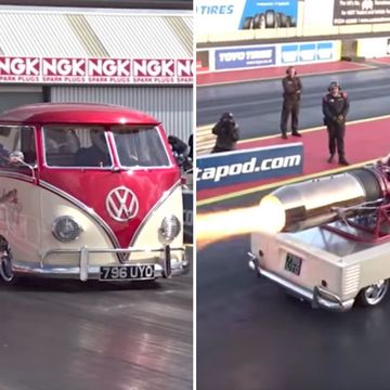 man rigged 5000hp motor to vw truck
