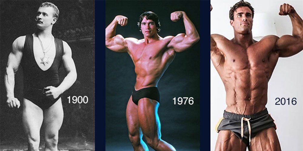 See the Dramatic Changes In Bodybuilders’ Physiques Over the Past 125 Years