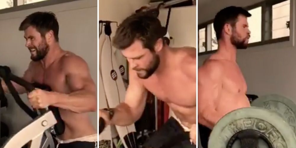This Is What Chris Hemsworth's Insane Workout Looks Like