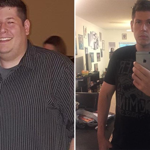 weight loss transformation before and after