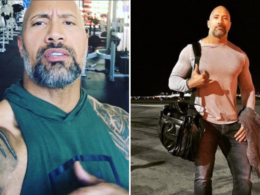The Rock Even Excels at Growing Facial Hair