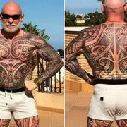 bodybuilder tattoos entire body