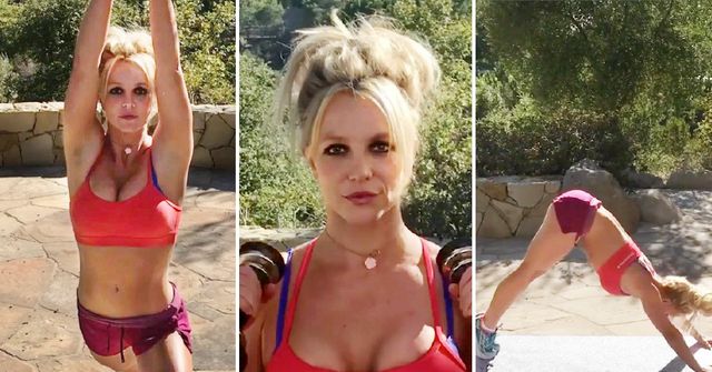 Britney Spears workout
