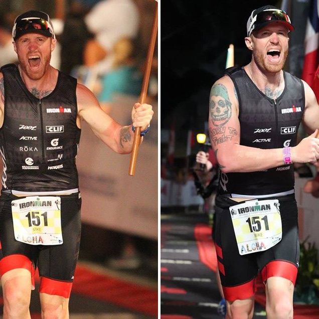 former marines races ironmans for fallen soldiers