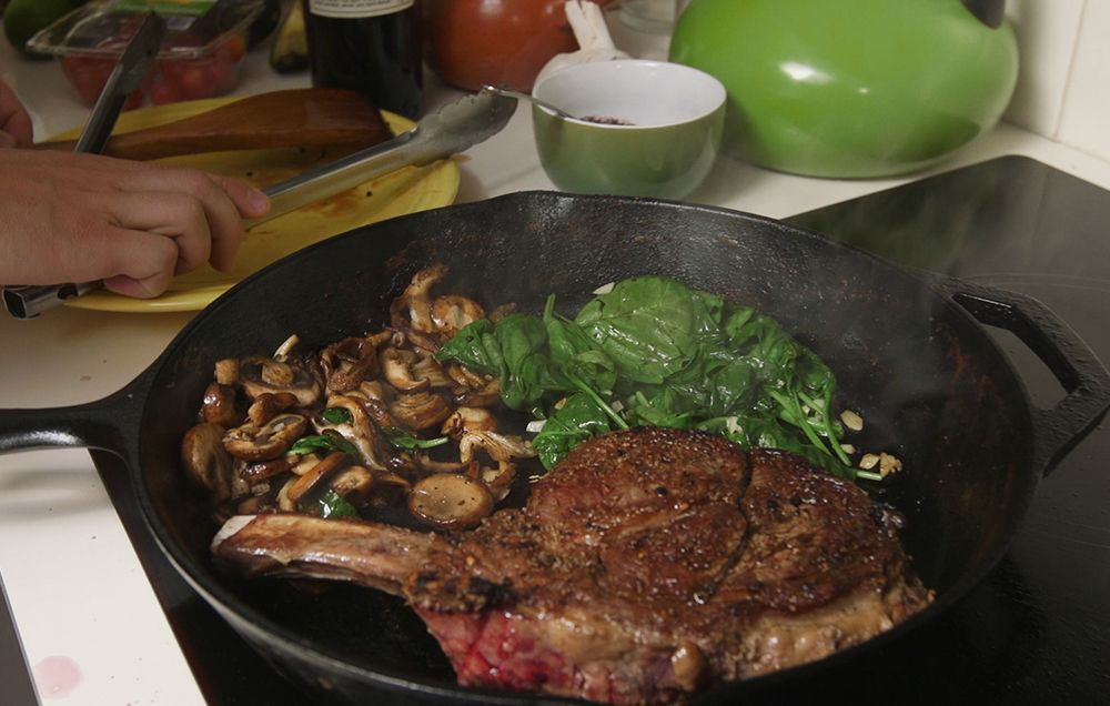 Feast your eyes on the world's largest cast iron skillet weighing