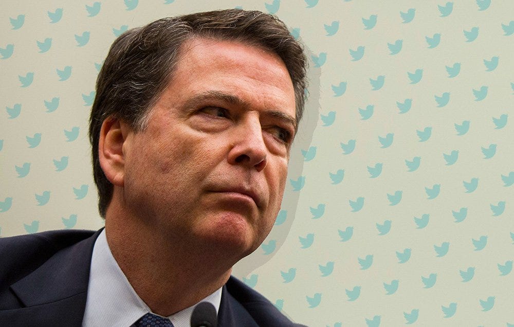 James Comey changes his Twitter account from Reinhold Niebuhr. Here's what  we know. - The Washington Post