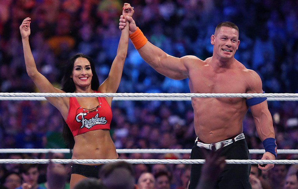 1000px x 636px - John Cena Describes His High-Stakes Wrestlemania Proposal to Nikki Bella |  Men's Health
