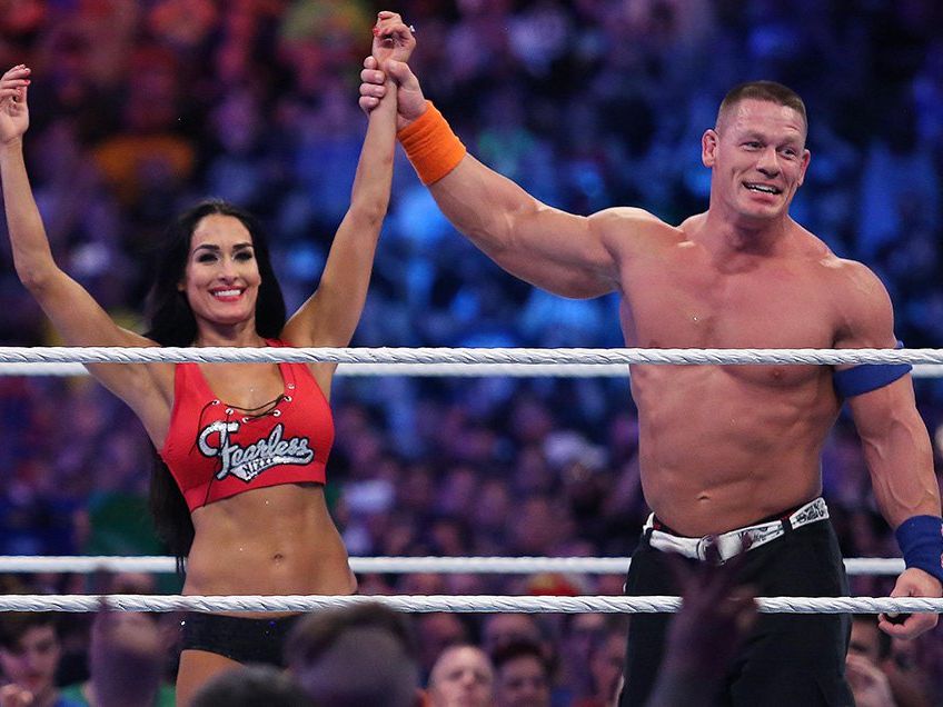 John Cena Describes His High-Stakes Wrestlemania Proposal to Nikki Bella |  Men's Health