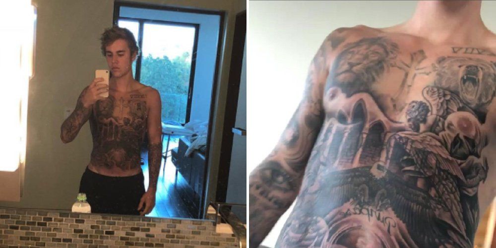Justin Bieber Tattoo: Star's Latest Tattoo Covers His Torso | Men's Health