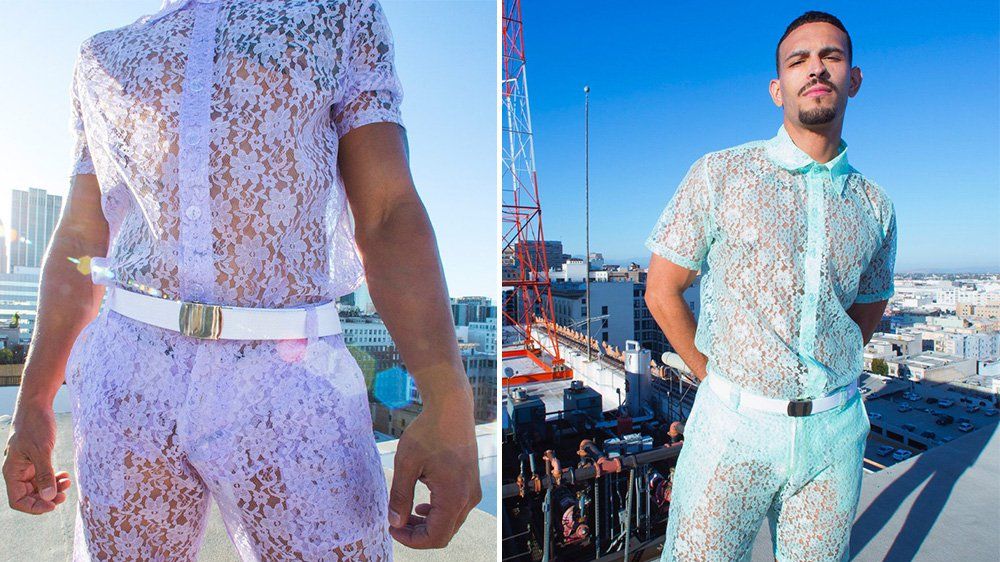 Lace Shorts for Men Spark Debate on Social Media