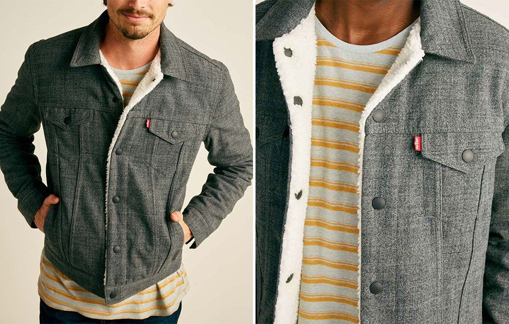 The Stylish New Levi s Wellthread X Outerknown Sherpa Trucker