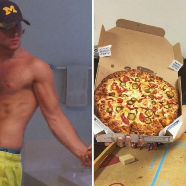 man eats pizza every day for a year—loses weight
