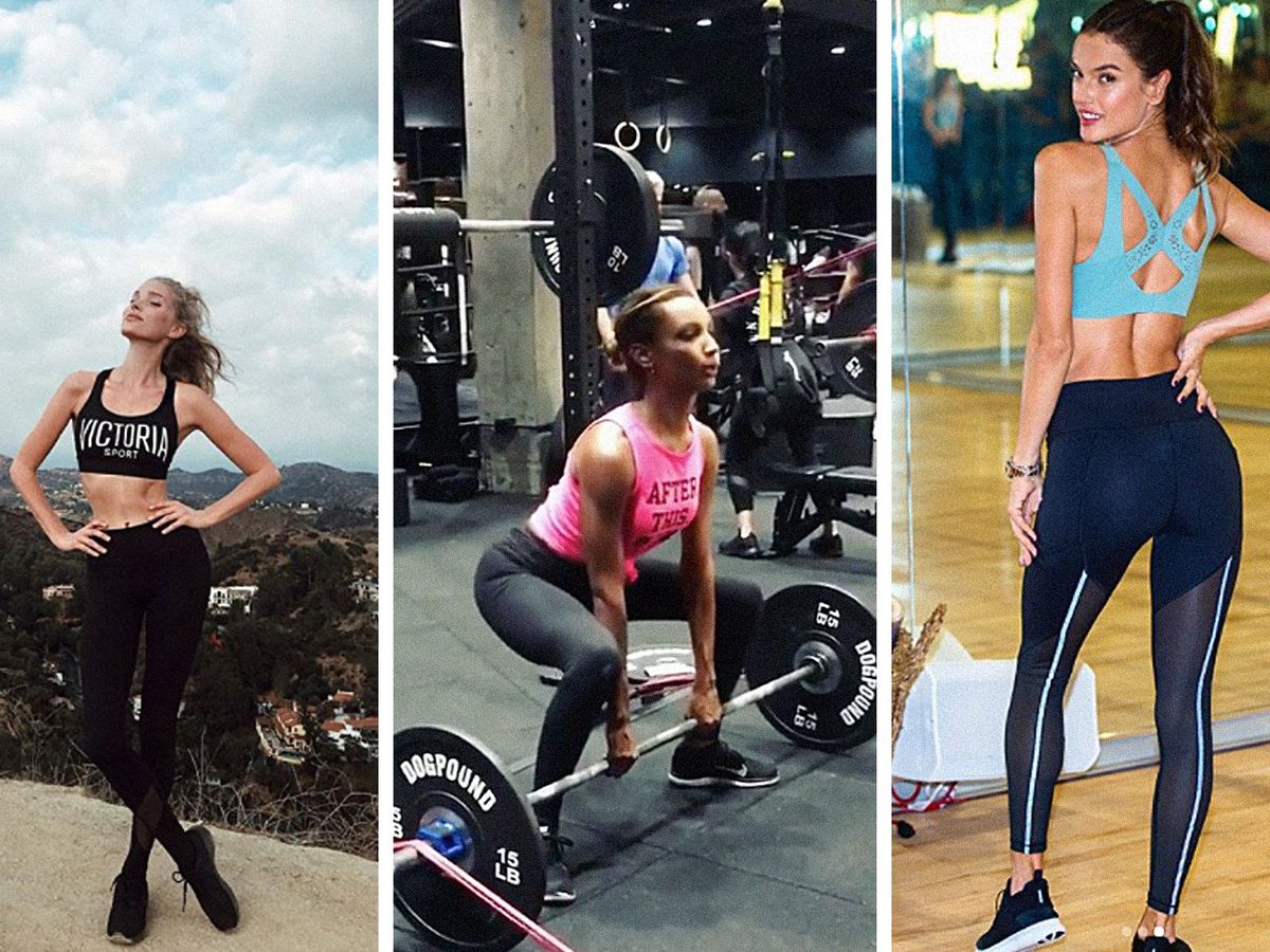 Hobart Ochtend Heup Victoria's Secret: Models Instagram Workouts Before Fashion Show​ | Men's  Health