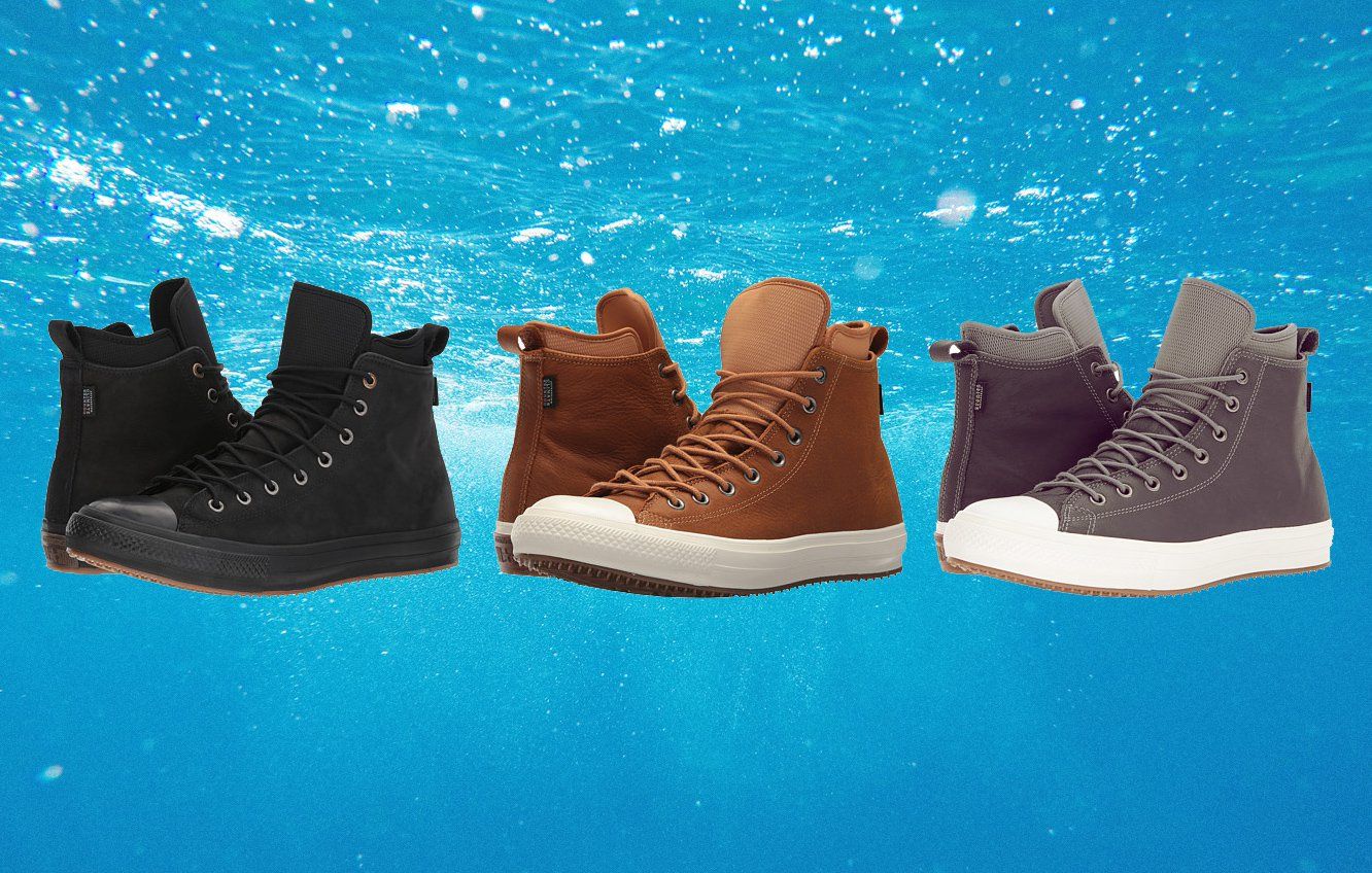 Waterproof high store top sneakers