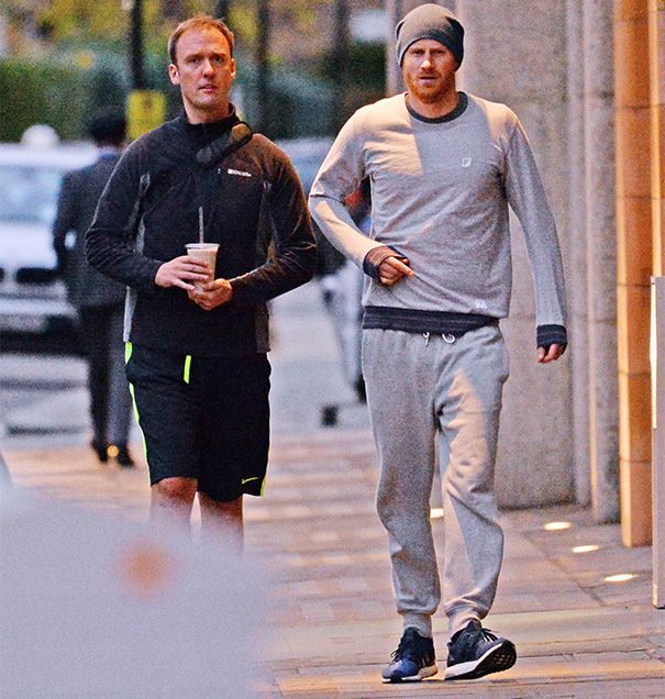Prince Harry in Everlane pants in March