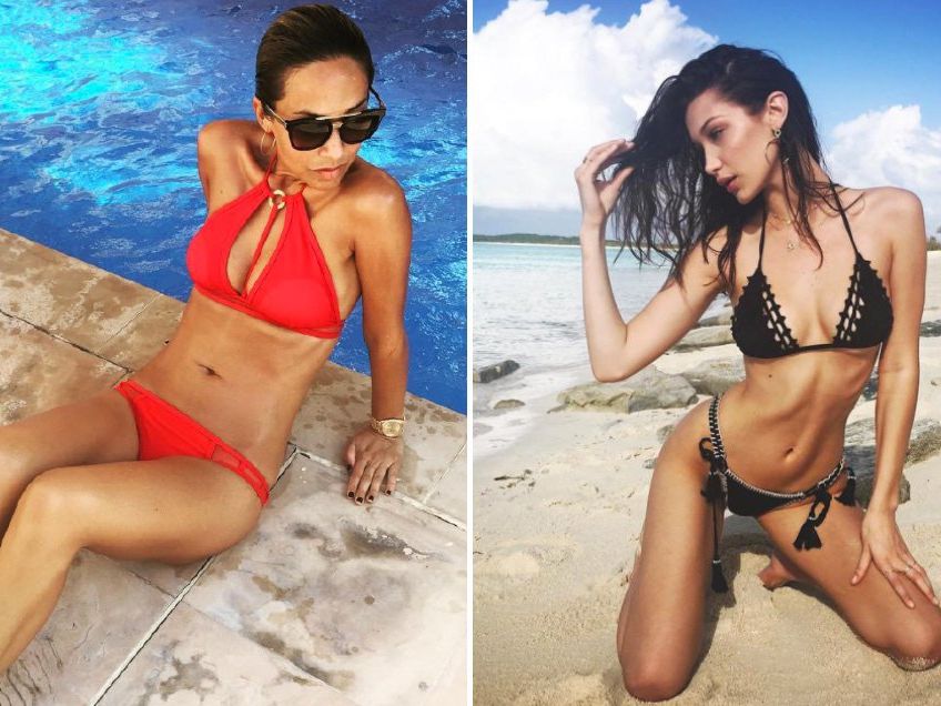 Super-slim celebrities don bikinis and reveal their RIBCAGES in worrying  new Instagram craze