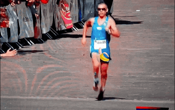 Watch This Marathon Runner Finish a Race With His Penis Totally Out Mens Health image