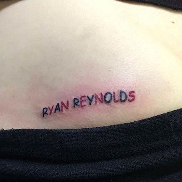 ryan reynolds butt tattoo