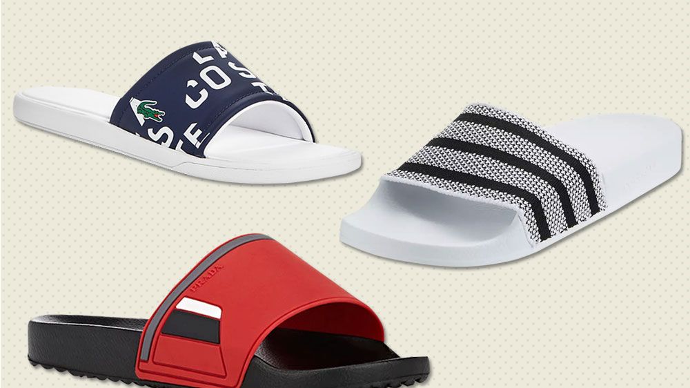 Slides Are Officially the Only Sandals Men Can Wear On the Street