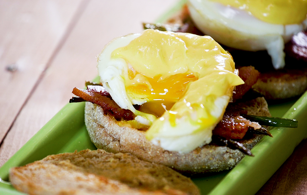 Eggs Benedict Sandwich