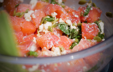 watermelon feta salad