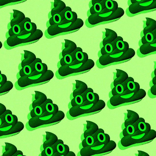 what does it mean when your poop is green