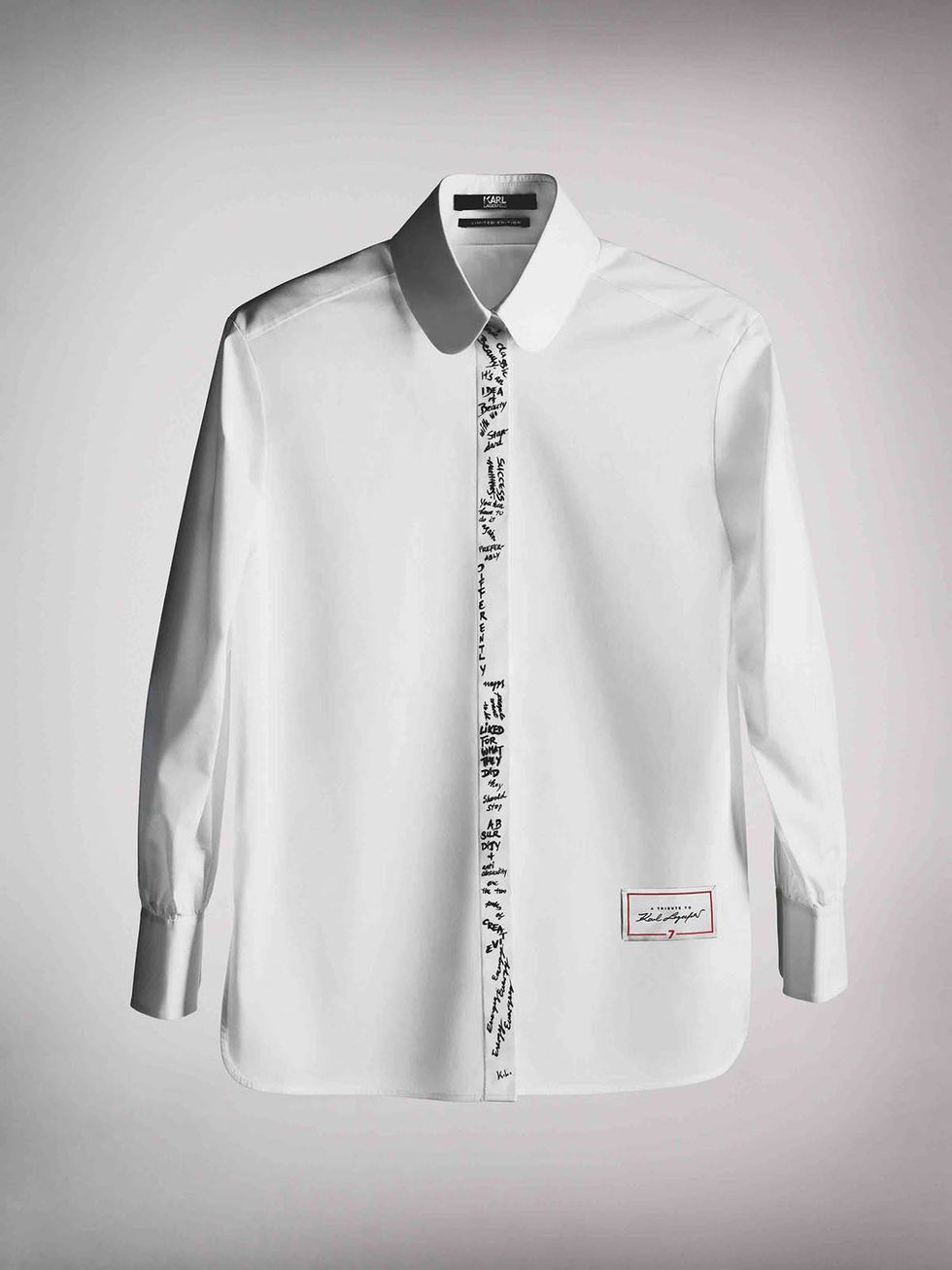 卡爾團隊發起Tribute to Karl活動，與名人們聯名設計卡爾拉婓格（ Karl Lagerfeld）生前最愛的白襯衫