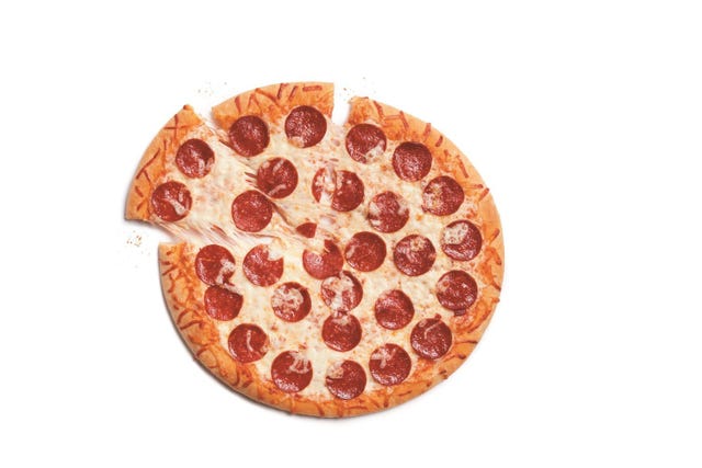 Pepperoni, Food, Dish, Cuisine, Junk food, Pizza, Sausage, Ingredient, Italian food, Fast food, 