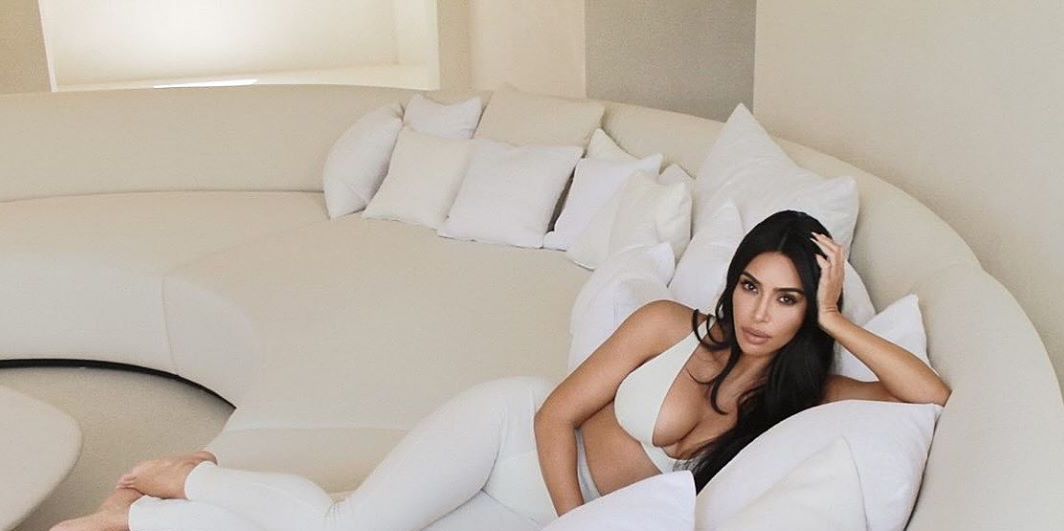 Skims Cotton Plunge Bralette in Iris Mica, Kim Kardashian Launches Cotton  Skims Collection, and TBH, It Looks a Lot Like Her Everyday Clothes