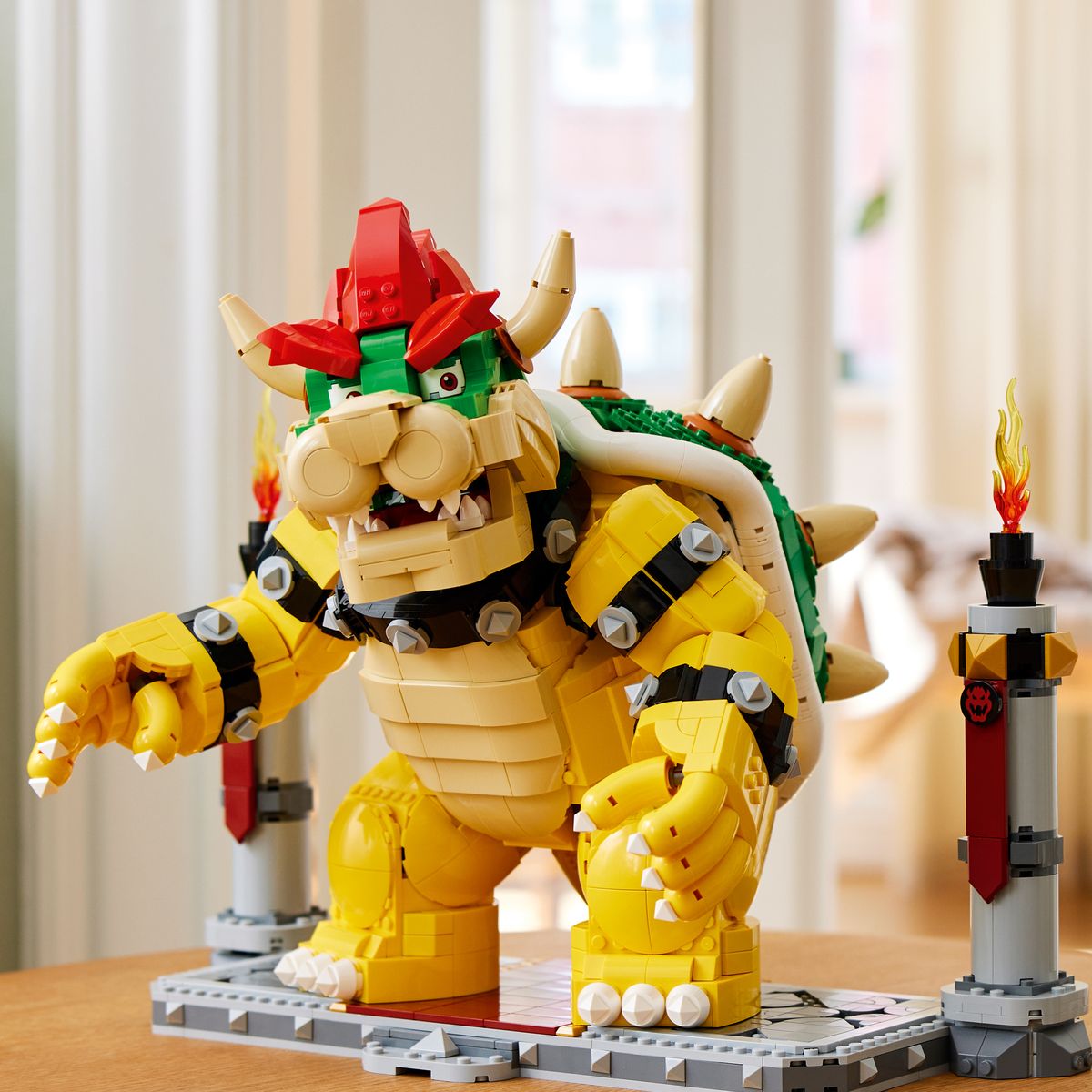The Mighty Bowser is a 32cm Tall LEGO Monstrosity