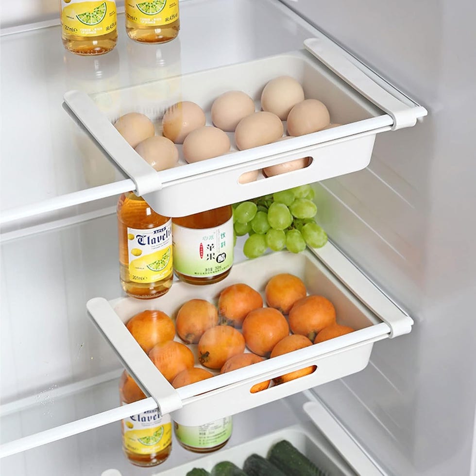 tired mom opened the fridge