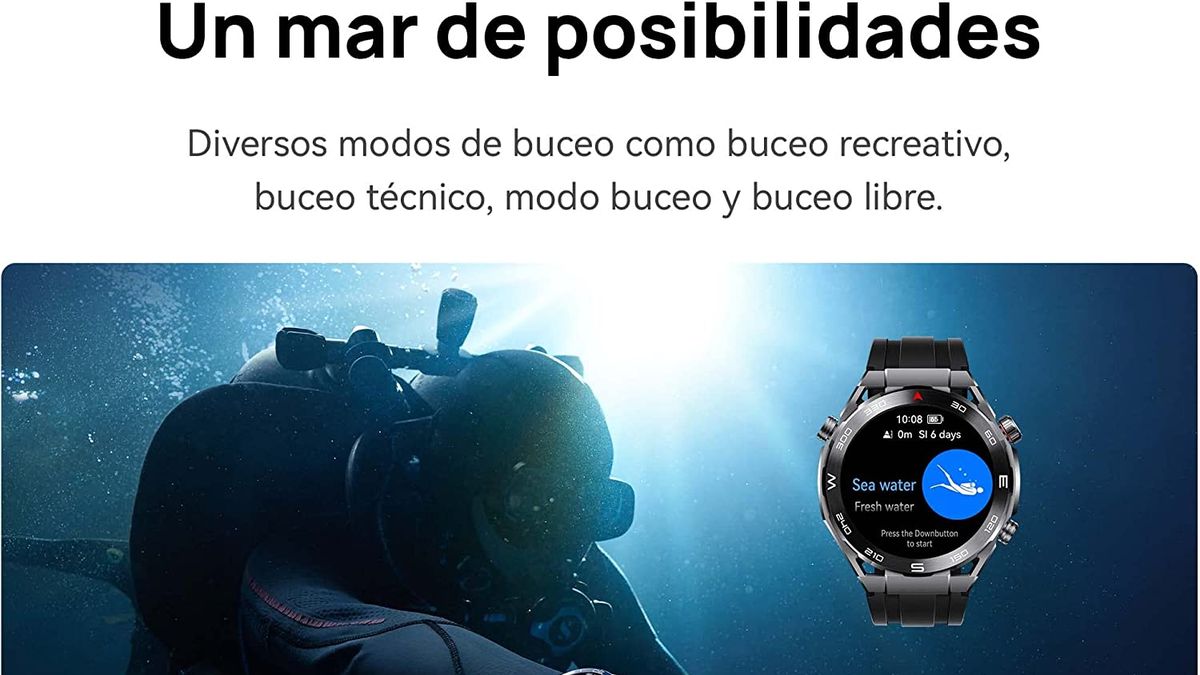 Probamos el Huawei Watch Ultimate, un reloj de buceo premium que te obliga  a rascarte el bolsillo