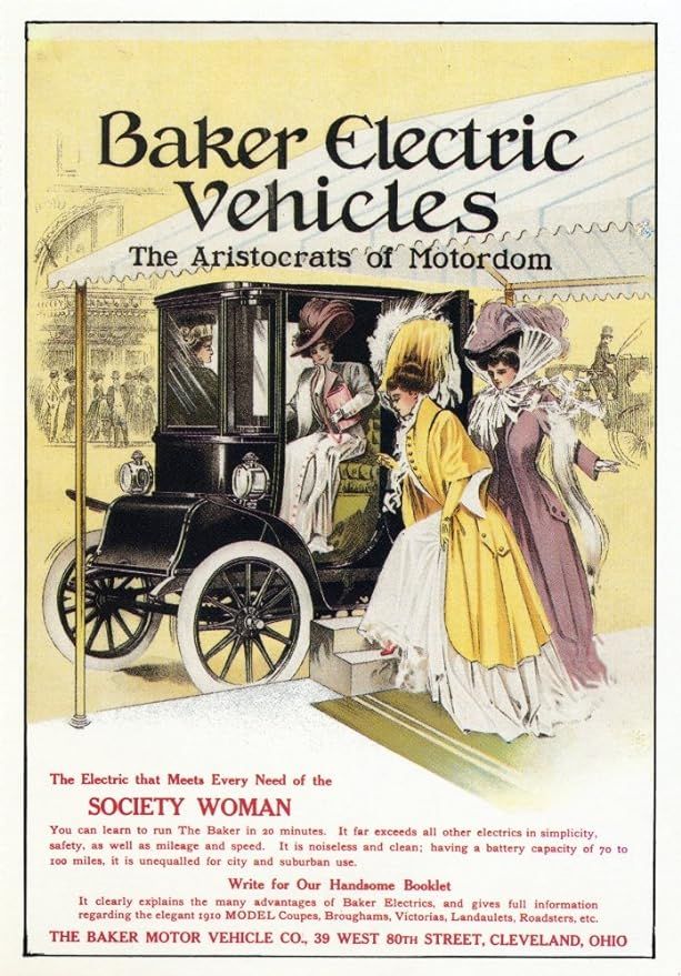 a paper with a picture of women and a car