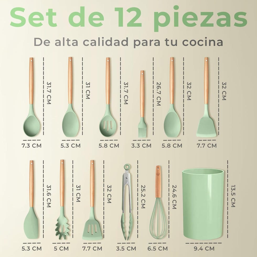 set de utensilios cocina
