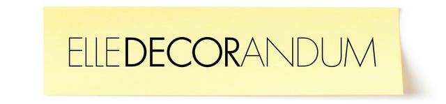 Logo featuring the name Elle Decorandum on a yellow background.