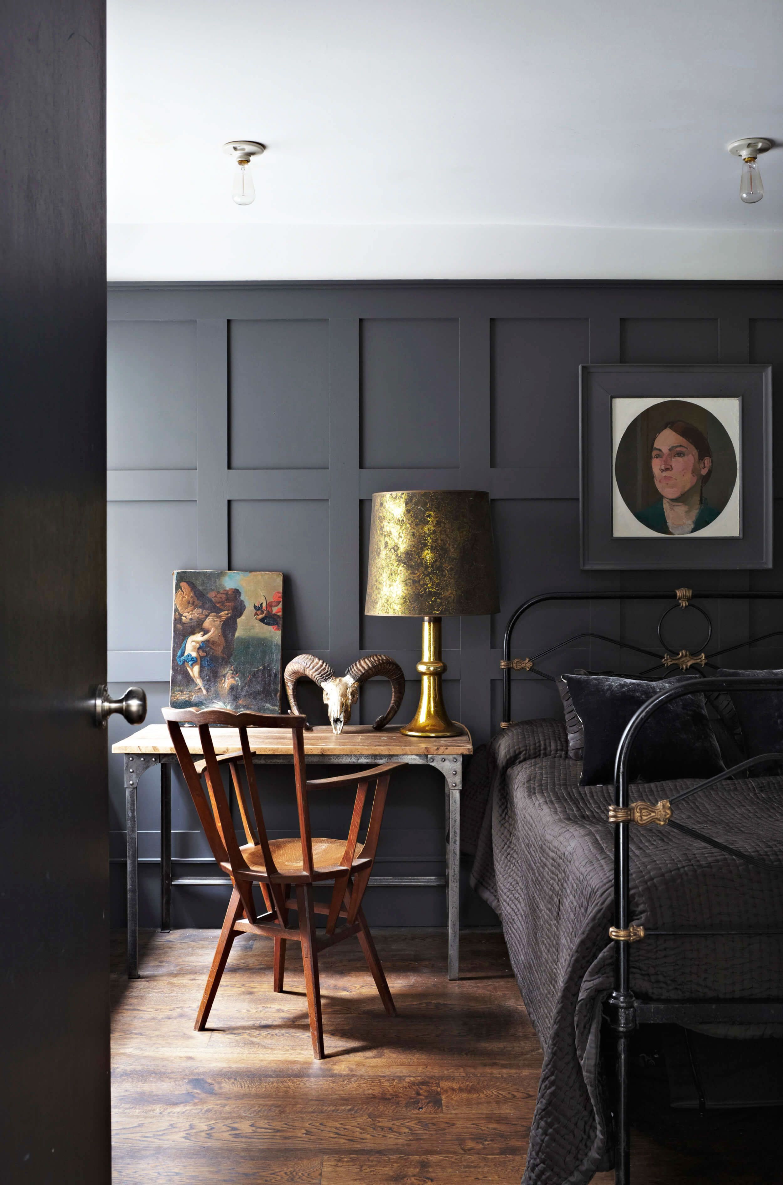 How to Style a Black Accent Wall | POPSUGAR Home