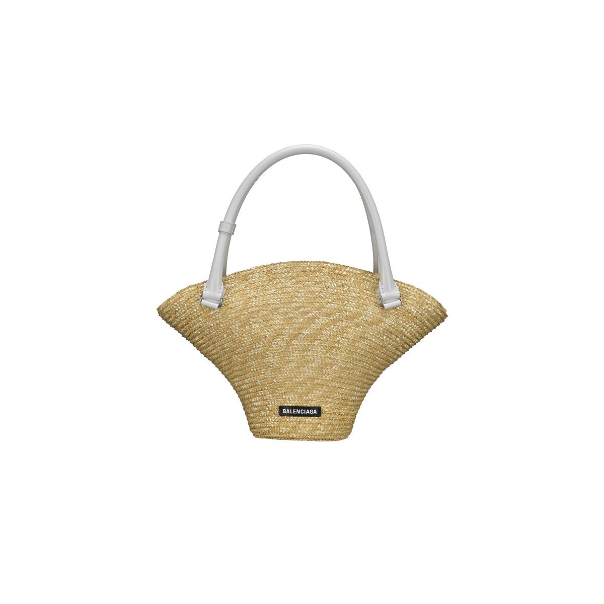 BALENCIAGA◆ミニ ビーチトートバッグ 麦わらミックス サマースタイルの相棒にしたい♡ バレンシアガからビーチバッグ