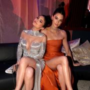 kylie and kendall jenner at nbc's 74th golden globes party