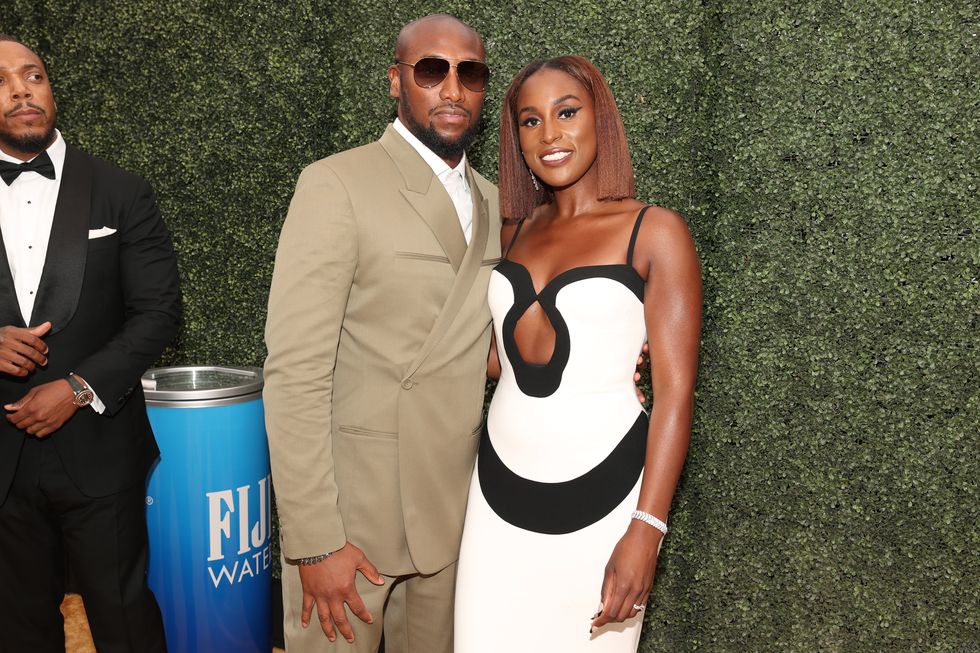 issa rae and louis diame at the 74th primetime emmys