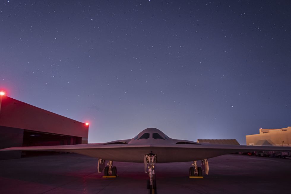 the b 21 raider was unveiled to the public at a ceremony december 2, 2022 inpalmdale, calif designed to operate in tomorrow's high end threat environment, the b 21 will play a critical role in ensuring america's enduring airpower capability us air force photo